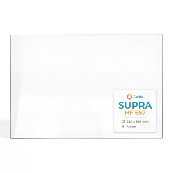 Vitre Supra HF 657 - Verre Rectangle pour insert