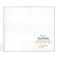 Vitre Supra SUPRAVISION 250 / 252 / 254 / 256 / 258 - Verre Rectangle Latéral pour insert