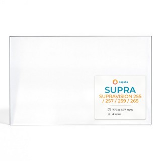 Supra SUPRAVISION 255/257/259/265 Glass Panel - Fireplace Insert