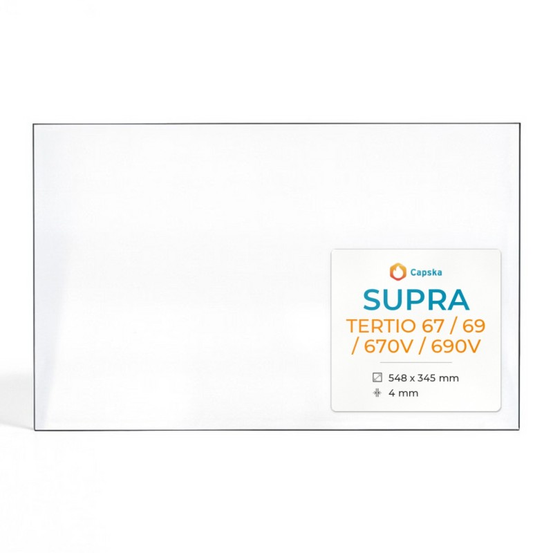 Supra TERTIO Glass Panel for Fireplace Insert - Quality and Style