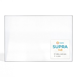 Vetro Supra 148 - Vetro Rettangolo per camino