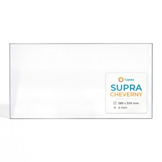 Supra CHEVERNY Glass - Rectangular Fireplace Insert Panel