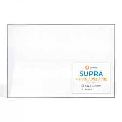 Supra HF 791 / 793 / 795 Glas - Rechteck Kaminglas für Kaminofen