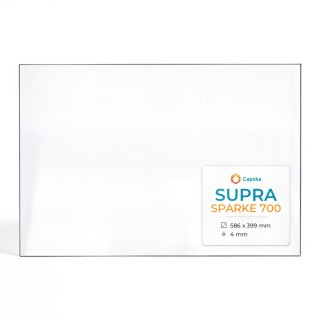 Supra SPARKE 700 Glass - Rectangular Fireplace Insert Panel