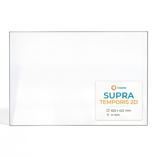 Supra TEMPORIS 2D Glass - Rectangular Fireplace Insert Panel