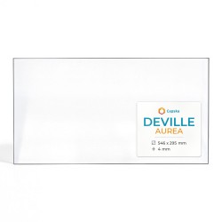 Deville AUREA Glass - Rectangular glass panel for wood burning stove