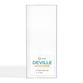 Vitre Deville MODERNE - Verre Rectangle pour poêle à bois
