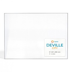 Deville CITY Glass - Rectangular glass panel for wood burning stove