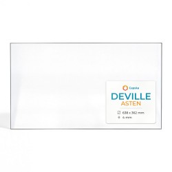 Deville ASTEN Glass - Rectangular glass panel for wood burning stove