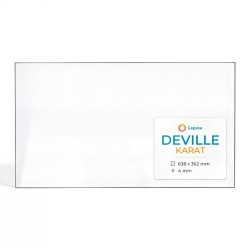 Deville KARAT Glass - Rectangular glass panel for wood burning stove