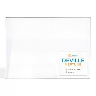 Deville NEPTUNE Glass - Rectangular Panel for Wood Burning Stove