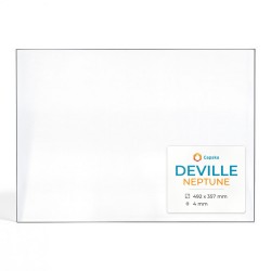 Deville NEPTUNE Glas - Rechteck Kaminglas für Kaminofen