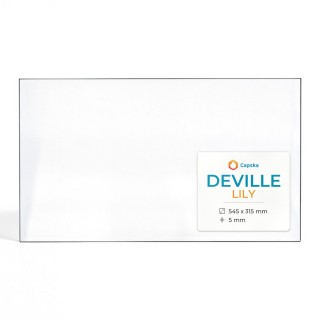 Deville LILY Glass - Rectangular Panel for Wood Burning Stove