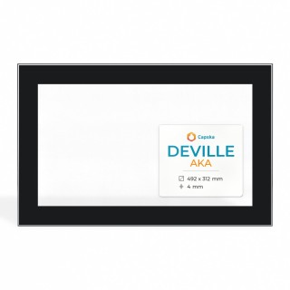 Vitre Deville AKA - Verre Rectangle Sérigraphié pour poêle à bois