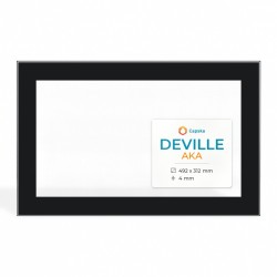 Vetro Deville AKA - Vetro Rettangolo Serigrafato per stufa a legna
