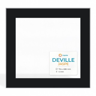 Vitre Deville JASPE - Verre Rectangle Sérigraphié pour poêle à bois