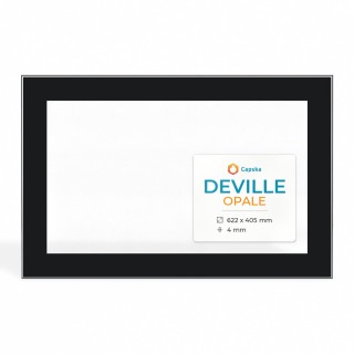 Vitre Deville OPALE - Verre Rectangle Sérigraphié pour poêle à bois