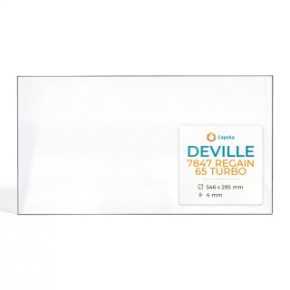 Vitre Deville 7847 REGAIN 65 TURBO - Verre Rectangle pour insert