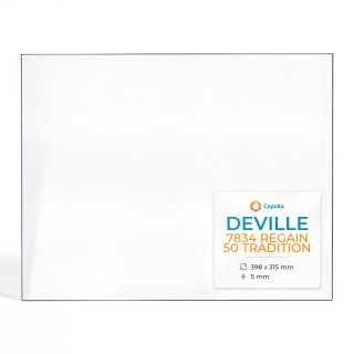 Vitre Deville 7834 REGAIN 50 TRADITION - Verre Rectangle pour insert