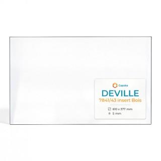Replacement Rectangular Glass Deville 7841-43 Insert - Capska