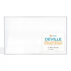 Vitre Deville 7884 CHORUS 77 CLASSIC LEVANT - Verre Rectangle pour insert