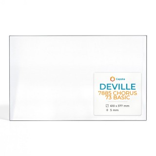 Vetro Deville 7885 CHORUS 73 BASIC - Vetro Rettangolo per caminetto