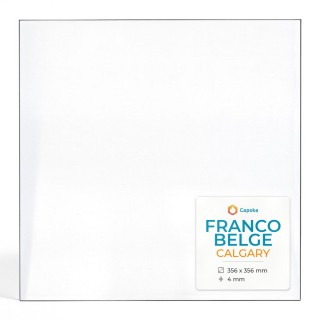 Vitre Franco Belge CALGARY - Verre Rectangle pour poêle à bois
