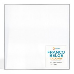 Vitre Franco Belge CALGARY - Verre Rectangle pour poêle à bois