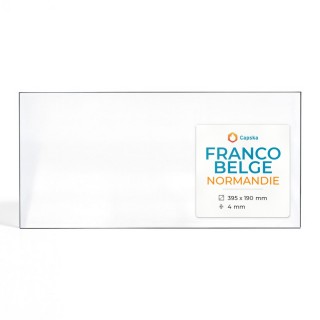 Franco Belge Normandie Ersatzglas Rechteckig Kaminofen - Capska