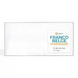 Vitre Franco Belge NORMANDIE pour poêle à bois