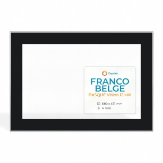 Franco Belge BASQUE VISION 12 KW Glass - Rectangular Screen-printed panel