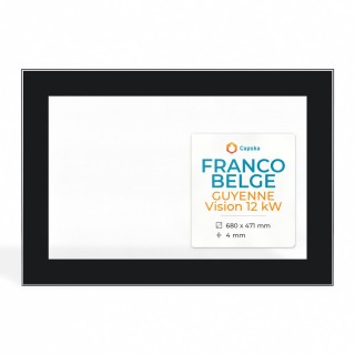 Franco Belge GUYENNE VISION 12 kW Glass Panel