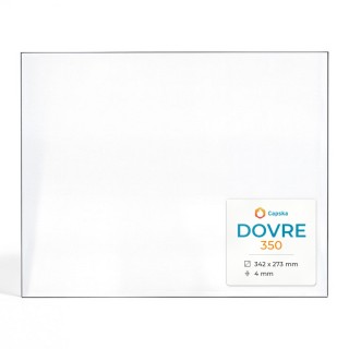 Vetro Dovre 350 - Vetro Rettangolo per stufa a legna