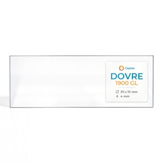 Dovre 1900 GL Glass - Rectangular Fireplace Insert Panel
