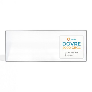 Dovre 2000 CBGL Glas - Rechteck Kaminglas für Kaminofen