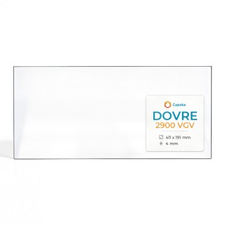 Vitre Dovre 2900 VGV - Verre Rectangle pour insert