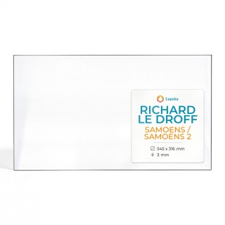 Vitre Richard Le Droff SAMOENS - Verre Rectangle pour poêle à bois