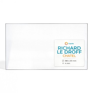 Richard Le Droff CHATEL Glas - Rechteck Kaminglas für Kaminofen