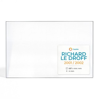 Vitre Richard Le Droff 2001/2002 - Verre Rectangle pour insert