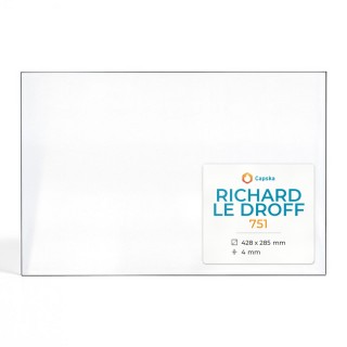 Vitre Richard Le Droff 751 - Verre Rectangle pour insert
