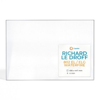 Richard Le Droff 802 EL / ELG WATERFIRE Glass Panel