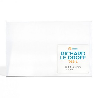 Richard Le Droff 768 L Glass - Fireplace Insert Panel
