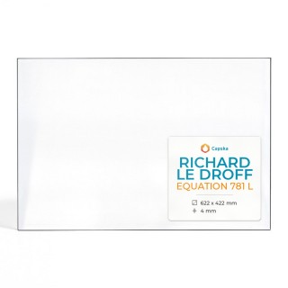 Richard Le Droff EQUATION 781 L Glas - Rechteck Kaminglas