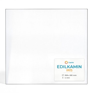 Edilkamin IRIS Glas - Rechteck Kaminglas für Kaminofen