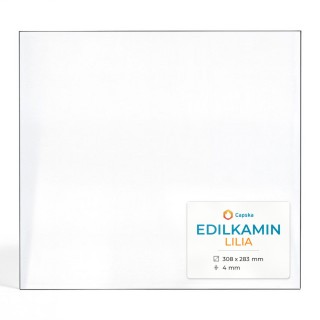 Edilkamin LILIA Glas - Rechteck Kaminglas für Kaminofen