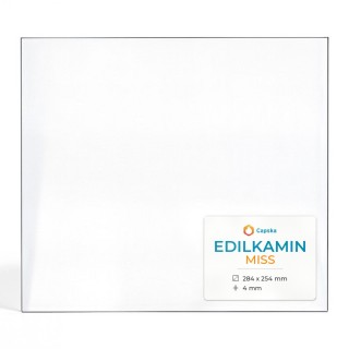Edilkamin MISS Glass - Rectangular Panel for Wood Burning Stove