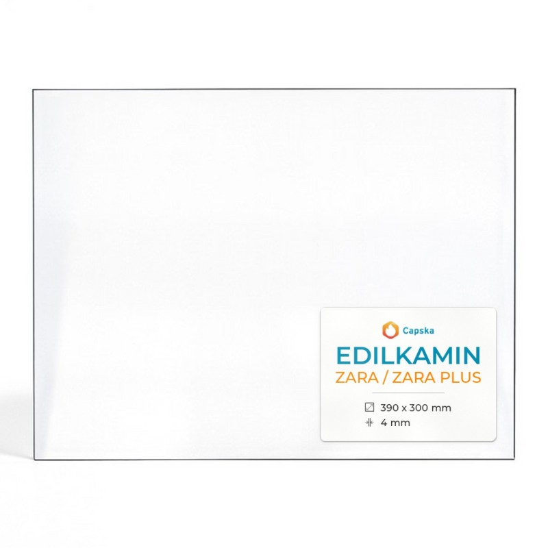 Edilkamin ZARA / ZARA PLUS Glas - Rechteck Kaminglas