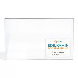 Vitre Edilkamin ECOSTAR PIANA - Verre Rectangle pour insert