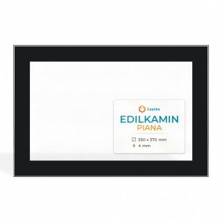 Edilkamin PIANA Glas - Rechteck Siebdruck Kaminglas