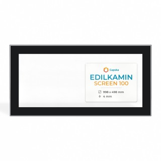 Edilkamin SCREEN 100 Glass - Fireplace Insert Panel